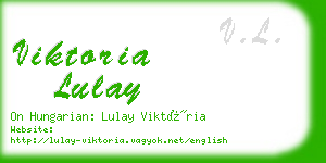 viktoria lulay business card
